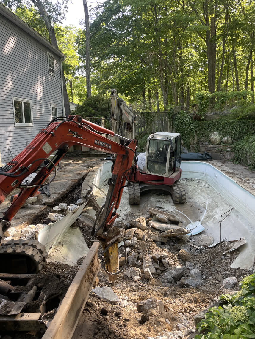 In Ground Swimming Pool Removal Niantic CT