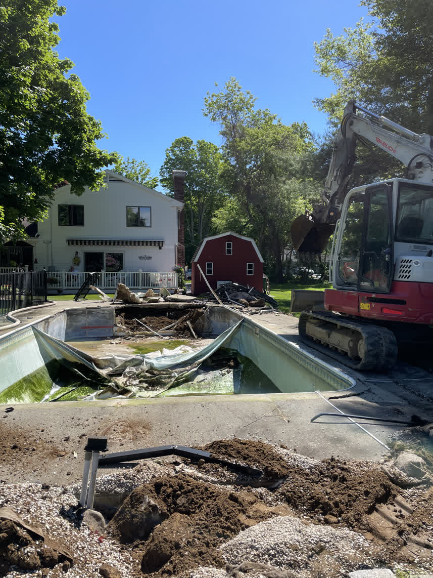Pool Removal & Fill-In Waterford, CT
