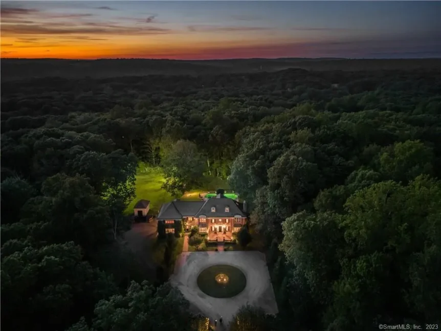new canaan pool overhead
